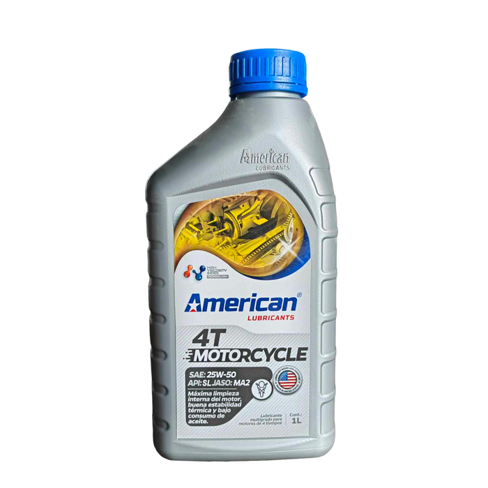ACEITE 4T 25W-50 API SJ AMERICAN