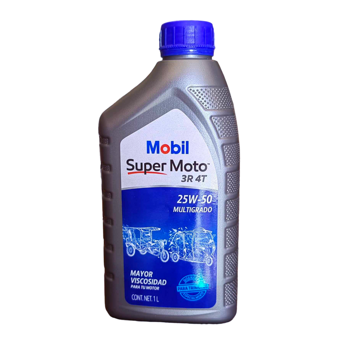 ACEITE 4T 25W-50 3R API SL MOBIL