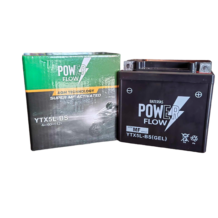 BATERIA YTX5L-BS (GEL) POWER FLOW