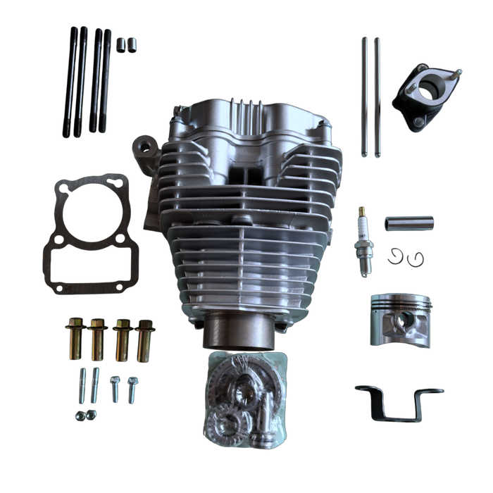 CABEZAL COMPLETO CROMADO CG125 SUMOTO