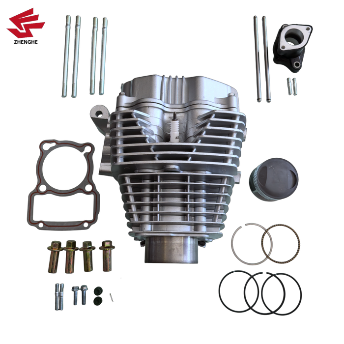 CABEZAL COMPLETO CROMADO PREMIUM CG125 ZHENGHE