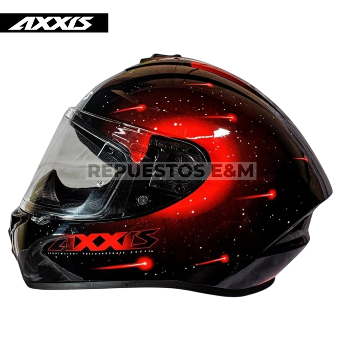 CASCO AXXIS FF112 DRAKEN S TWILIGHT A5 GLOSS RED