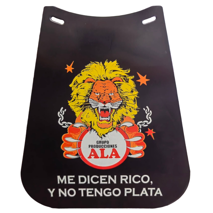 COLETON DE GUARDAFANGO "ME DICEN RICO, Y PLATA NO TENGO"