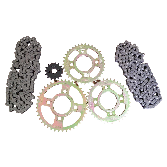 KIT SISTEMA DE ARRASTRE FULL (15T.37T(2).42T.428H-150L*2) ZHENGHE