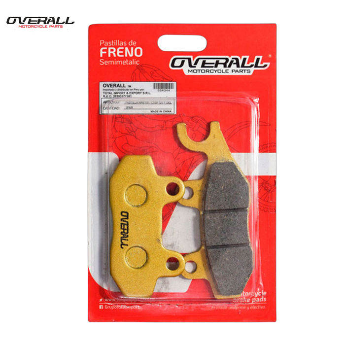 PASTILLA DE FRENO WAVE-100/CBF125 OVERALL
