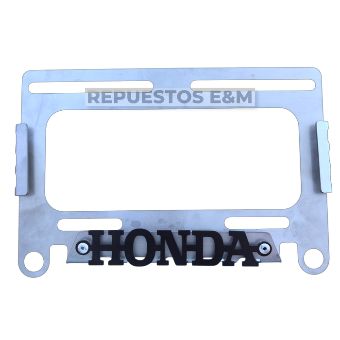 PORTA PLACA DE METAL 3D - HONDA