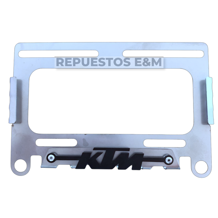 PORTA PLACA DE METAL 3D - KTM