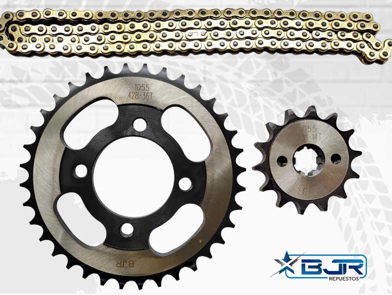 KIT DE ARRASTRE WAVE/LF110 46T/14T. 428H-118L BJR