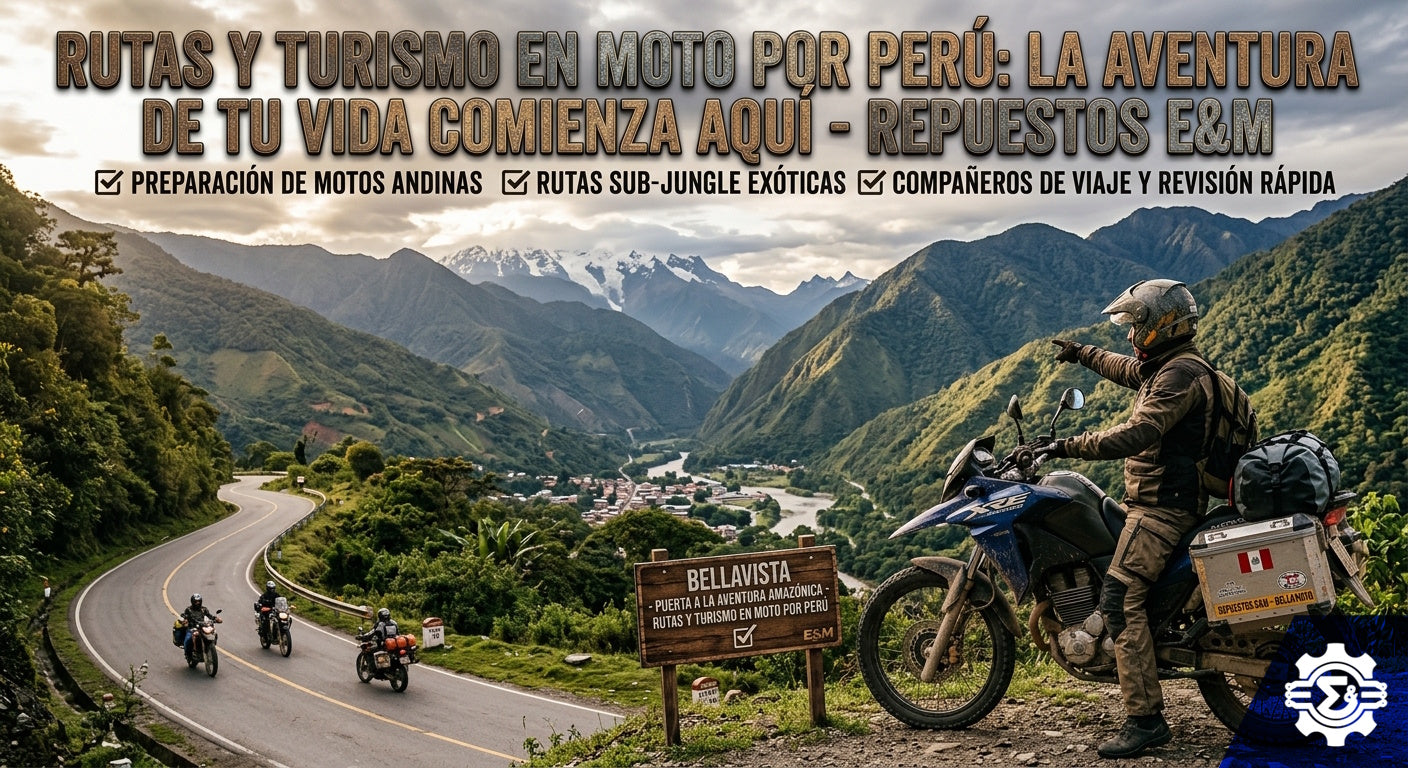 Rutas y turismo en moto por Perú