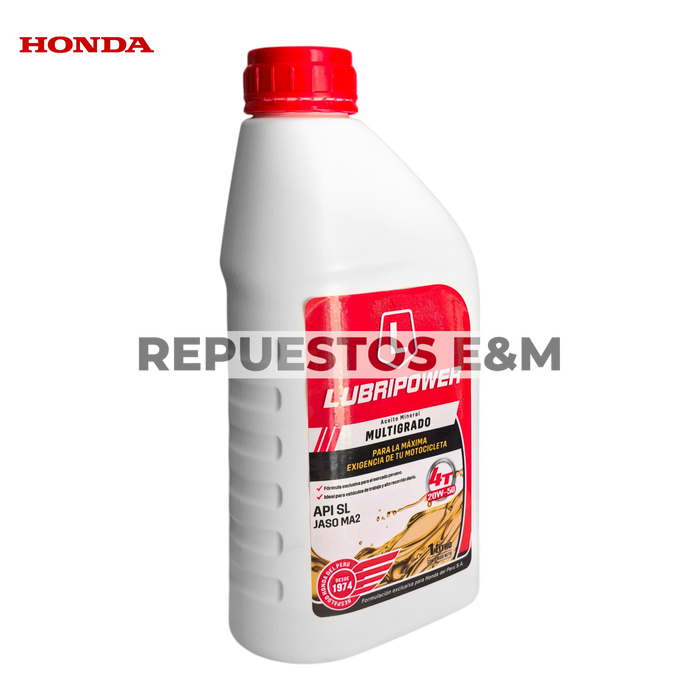 ACEITE 4T 20W-50 API SL LUBRIPOWER