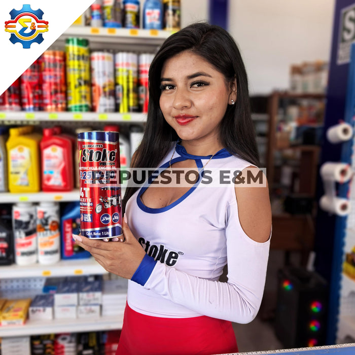 ACEITE 4T 25W-50 API SN STOKE