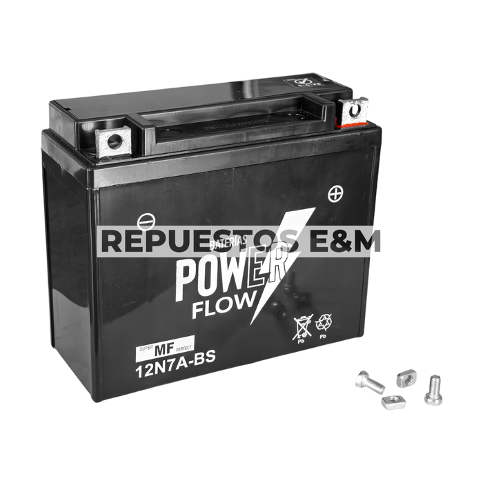 BATERIA 12N7A-BS (GEL) POWER FLOW