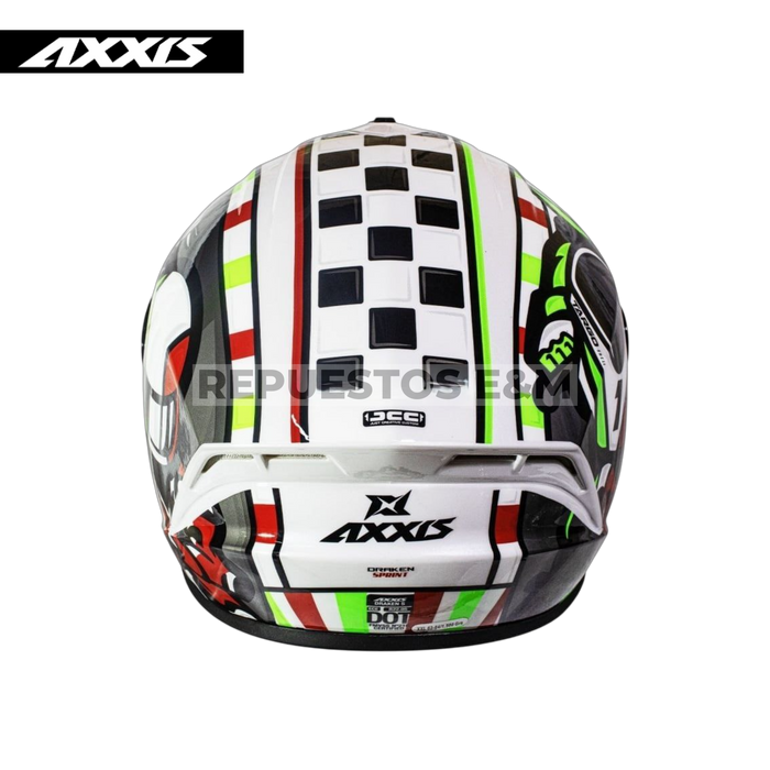 CASCO AXXIS FF112 DRAKEN S SPINT D5 MATT RED