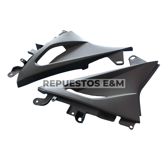 CUBIERTA EXTERIOR DEL TANQUE INFERIOR NEGRO XTZ150