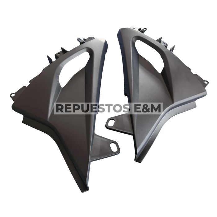 CUBIERTA EXTERIOR DEL TANQUE INFERIOR NEGRO XTZ150