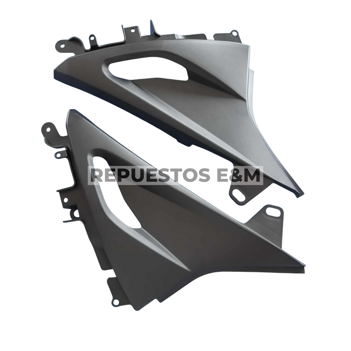 CUBIERTA EXTERIOR DEL TANQUE INFERIOR NEGRO XTZ150