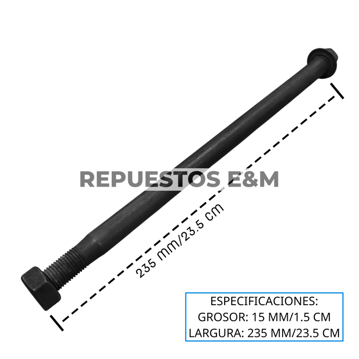 EJE POSTERIOR CG125 15X235MM