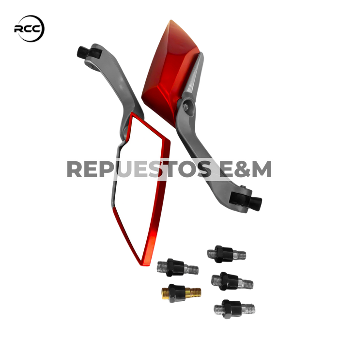 ESPEJOS GALAXY ROJO RCC