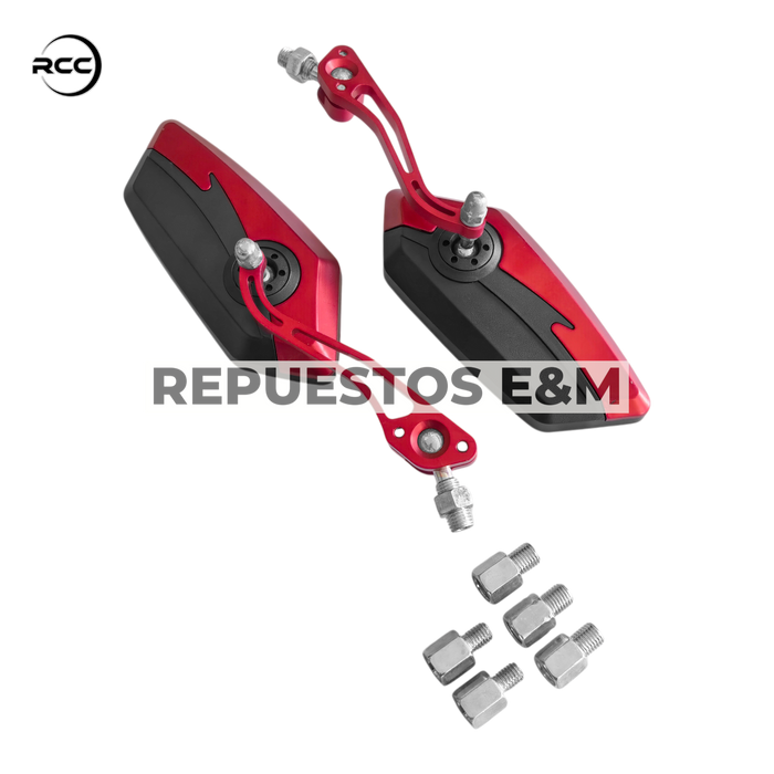 ESPEJOS SPACE ROJO RCC