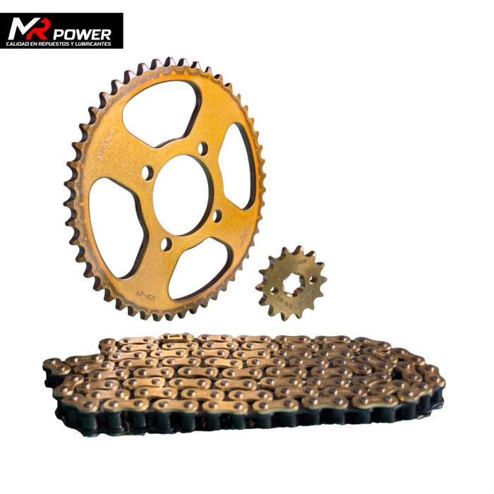 KIT DE ARRASTRE FULL XTZ125 48T/14T.428H-126L MR POWER