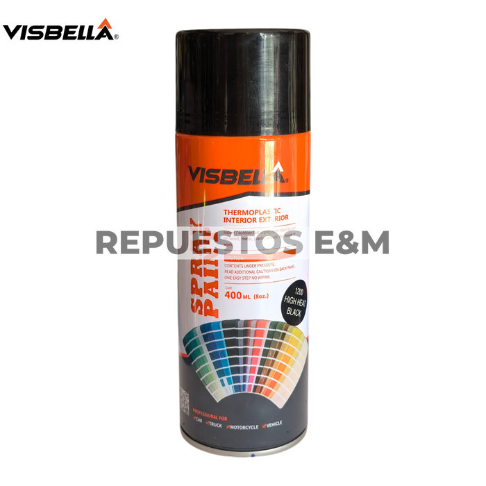 PINTURA SPRAY ALTA TEMPERATURA VISBELLA 400ML 8oz