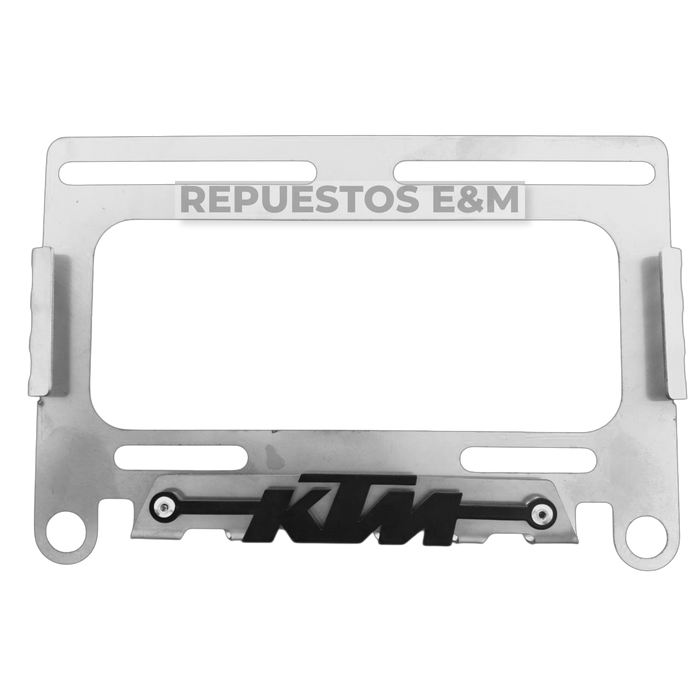 PORTA PLACA DE METAL 3D - KTM