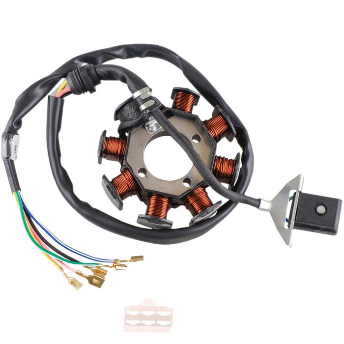 ALTERNADOR CG150 C/ARRANC. ELECT. (8P-3H) SFX
